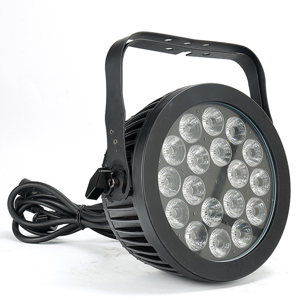 18 قطعة 15 وات RGBWA + UV 6in1 مقاوم للماء LED مصباح موازي