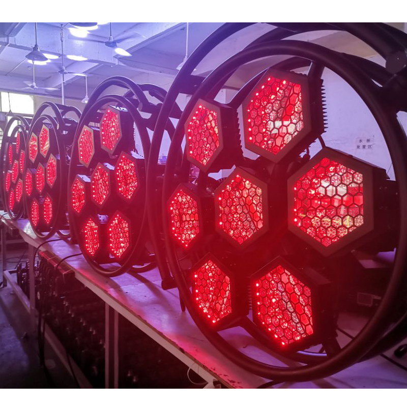 7x60W LED البوليفيين الرجعية مصفوفة ضوء المرحلة