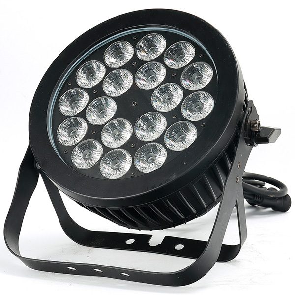 18 قطعة 15 وات RGBWA + UV 6in1 مقاوم للماء LED مصباح موازي