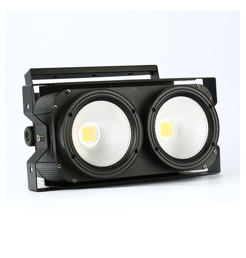 2 EYEs LED COB Blinder Audience Blinder 2 * 100W ضوء استوديو المسرح